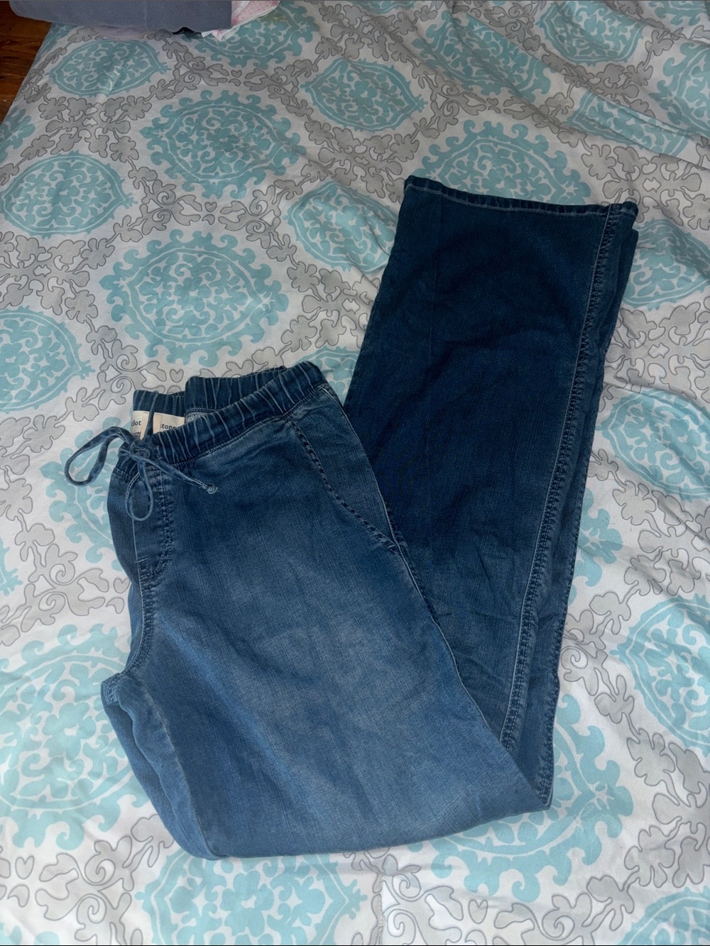 Cloth & stone pull on denim pants